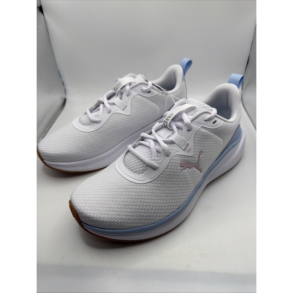 Puma Skyrocket Women's Lightโ Weight Performance Shoes White/Blue/Pink Size 8